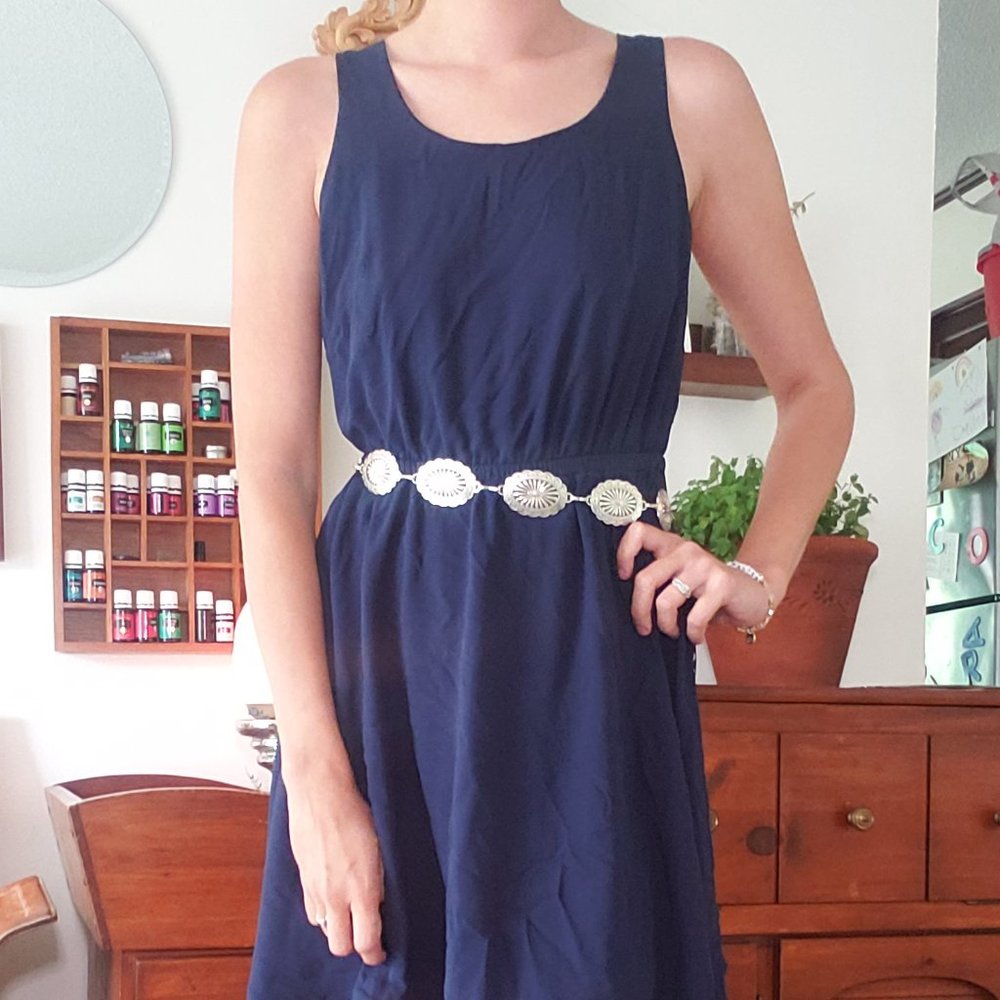 Double zero navy dress